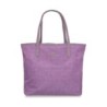 Bolso Tote Grande Material Nylon color Lila