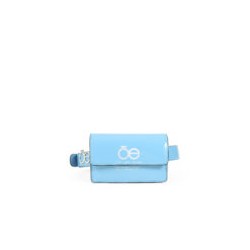 Cangurera 2 en 1 Charol color Azul