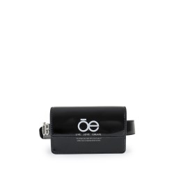 Cangurera 2-en-1 Charol color Negro