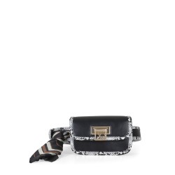 Cangurera Chica con Mascada color Negro