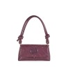 Lady Bag Cloe Troquelado a Rombos color Rojo Tinto