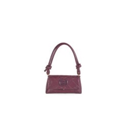 Lady Bag Cloe Troquelado a Rombos color Rojo Tinto