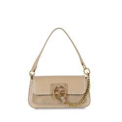 Lady Bag Detalle Cadena color Beige
