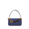 Lady Bag Textil Acolchada a Rombos color Azul Marino