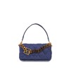 Lady Bag Textil Acolchada a Rombos color Azul Marino