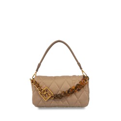 Lady Bag Textil Acolchada a Rombos color Camel