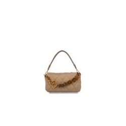 Lady Bag Textil Acolchada a Rombos color Camel