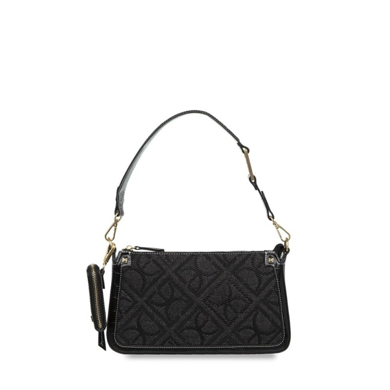 Lady Bag Textil con Monedero color Negro