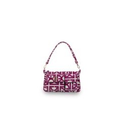 Lady Bag Textil Monograma Bordado Multicolor