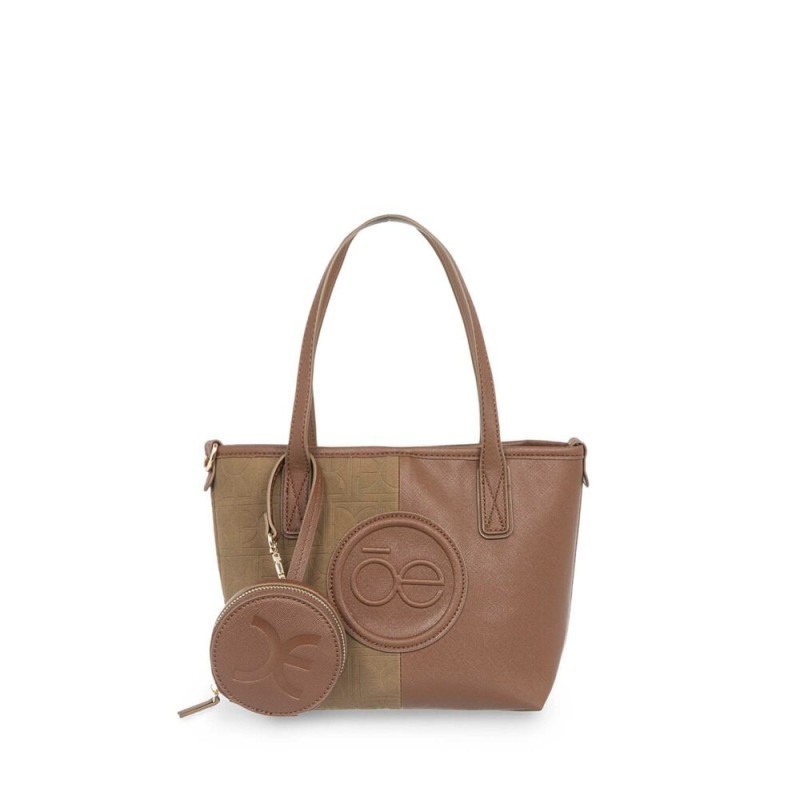 Bolsa Cloe Tote con Monedero color Tan