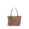 Bolsa Cloe Tote con Monedero color Tan