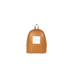 Mochila Mediana con Maxi Rubber color Camel