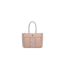 Bolsa Cloe Tote Monograma Troquelado color Rosa