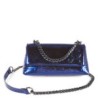 Bolsa Croosboy Chica Look Metálico color Azul