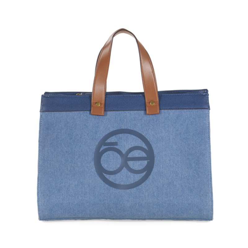 R-2 BOLSO CLOE O22 813 AZUL /TOTE GRANDE