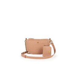 Bolsa Crossbody 2 en 1 Monograma Troquelado color Coral