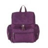 Pañalera Mochila Nylon con Accesorios color Morado