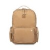 Pañalera Mochila Nylon Porta Laptop color Camel