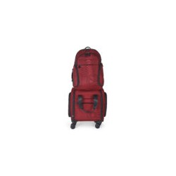 Set de Maleta 16 Plg de Cabina y Mochila Porta Laptop color Rojo Tinto