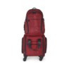 Set de Maleta 16 Plg de Cabina y Mochila Porta Laptop color Rojo Tinto