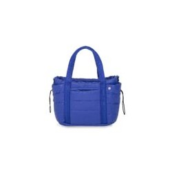 Pañalera Tote en Nylon Acolchado color Azul Eléctrico