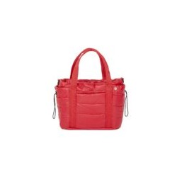 Pañalera Tote en Nylon Acolchado color Rojo
