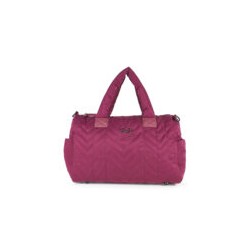 Pañalera Tote Nylon con Accesorios color Rojo Tinto