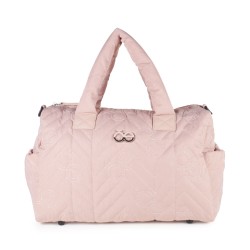 Pañalera Tote Nylon con Accesorios color Rosa