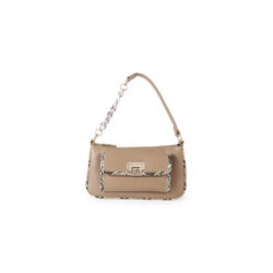 Bolsa Baguette con Mascada color Fango