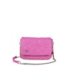 Bolsa Crossbody Acolchada Cloe By Agatha Ruiz de la Prada color Magenta