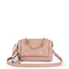 Bolsa Crossbody Acolchada con Mascada color Rosa