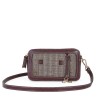 Bolsa Crossbody Acolchada Jacquard Multicolor