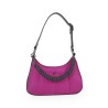 Bolsa Baguette Nylon Acolchada color Morado