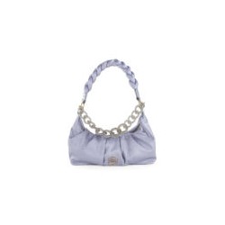 Bolsa Baguette Textil Maneral Trenzado color Gris