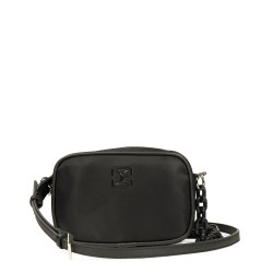 Bolsa Crossbody Chica Textil color Negro