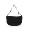 Bolsa Crossbody Chica Textil color Negro