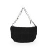 Bolsa Crossbody Chica Textil color Negro