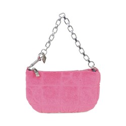 Bolsa Crossbody Chica Textil color Rosa