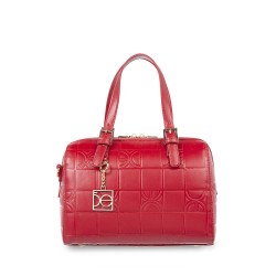 Bolsa Bowling Monograma Troquelado color Rojo