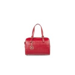 Bolsa Bowling Monograma Troquelado color Rojo