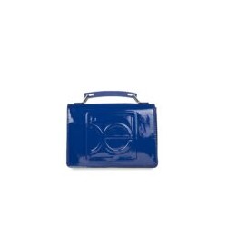 Bolsa Briefcase Charol Asa de Webbing color Azul Eléctrico