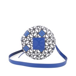 Bolsa Crossbody Circular Estampado Geométrico color Azul
