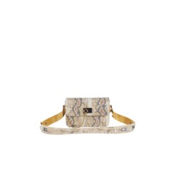 Bolsa Briefcase Cloe Look Animal Skin color Amarillo Ocre