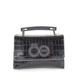 Bolsa Briefcase Cloe Look Animal Skin color Negro