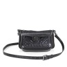 Bolsa Crossbody Cloe 2 en 1 Look Animal Skin color Negro