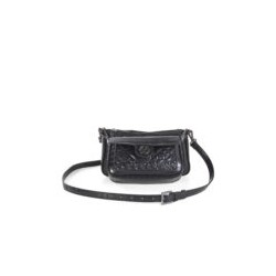 Bolsa Crossbody Cloe 2 en 1 Look Animal Skin color Negro