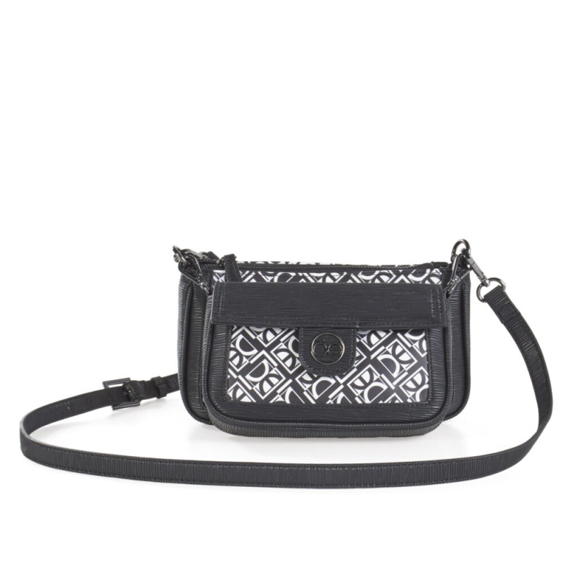 Bolsa Crossbody Cloe 2 en 1 Look Animal Skin Multicolor