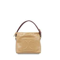 Bolsa Crossbody con Jaretas color Camel