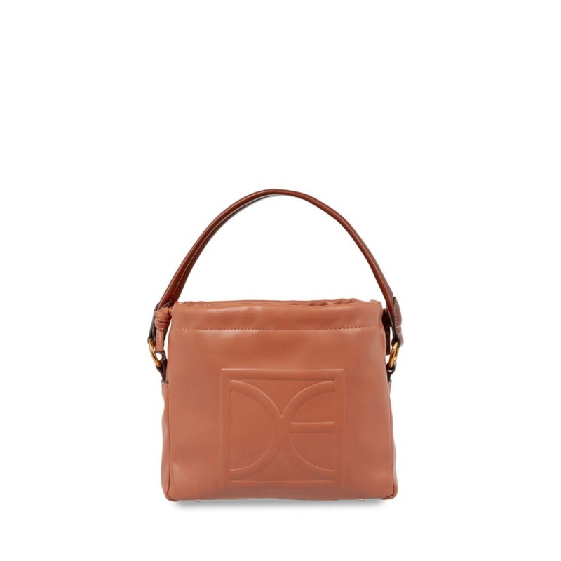 Bolsa Crossbody con Jaretas color Coral