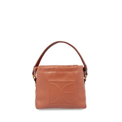 Bolsa Crossbody con Jaretas color Coral